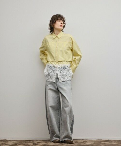 GRACE CONTINENTAL / グレースコンチネンタル シャツ・ブラウス | レースティアードシャツ | 詳細13