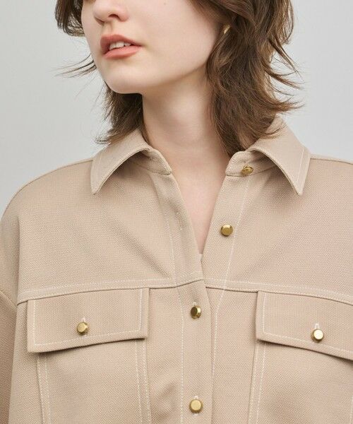 GRACE CONTINENTAL / グレースコンチネンタル シャツ・ブラウス | ジャージビッグシャツ | 詳細8