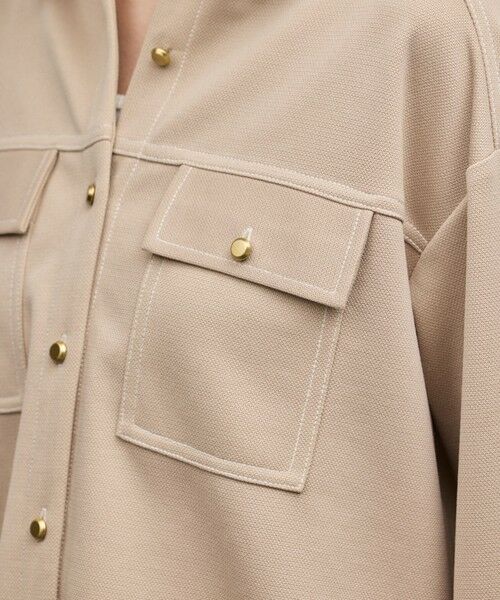 GRACE CONTINENTAL / グレースコンチネンタル シャツ・ブラウス | ジャージビッグシャツ | 詳細9