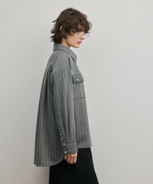 GRACE CONTINENTAL / グレースコンチネンタル シャツ・ブラウス | ジャージビッグシャツ | 詳細19