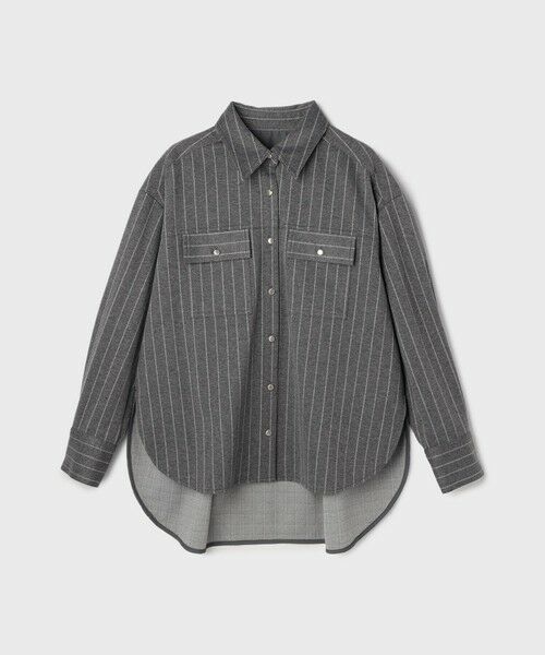 GRACE CONTINENTAL / グレースコンチネンタル シャツ・ブラウス | ジャージビッグシャツ | 詳細25