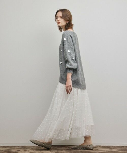 GRACE CONTINENTAL / グレースコンチネンタル ニット・セーター | スパンコールニットトップ | 詳細2