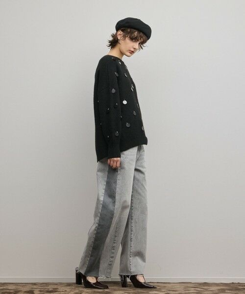 GRACE CONTINENTAL / グレースコンチネンタル ニット・セーター | スパンコールニットトップ | 詳細10