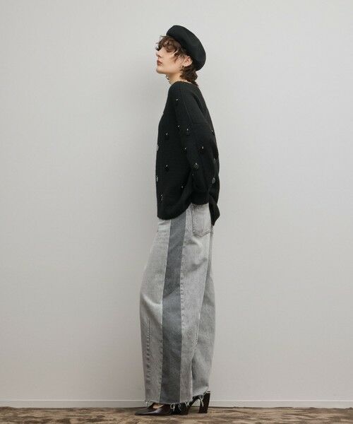 GRACE CONTINENTAL / グレースコンチネンタル ニット・セーター | スパンコールニットトップ | 詳細12