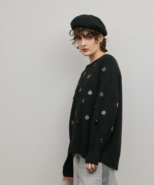 GRACE CONTINENTAL / グレースコンチネンタル ニット・セーター | スパンコールニットトップ | 詳細17