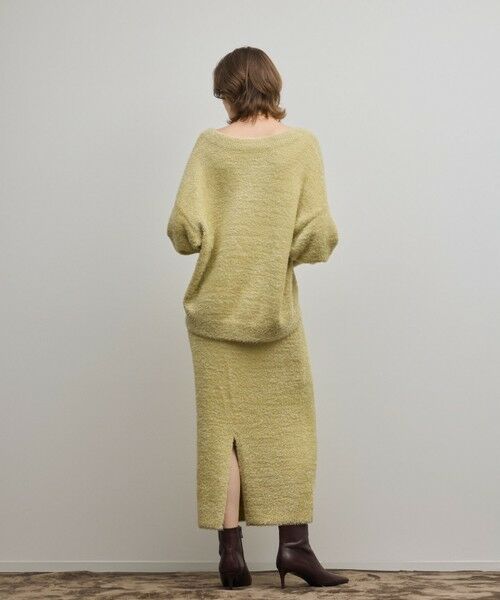 GRACE CONTINENTAL / グレースコンチネンタル ニット・セーター | ラメフェザーニットトップ | 詳細3