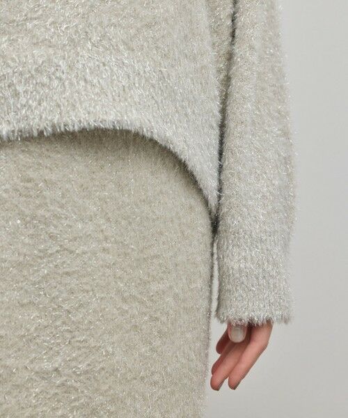GRACE CONTINENTAL / グレースコンチネンタル ニット・セーター | ラメフェザーニットトップ | 詳細14