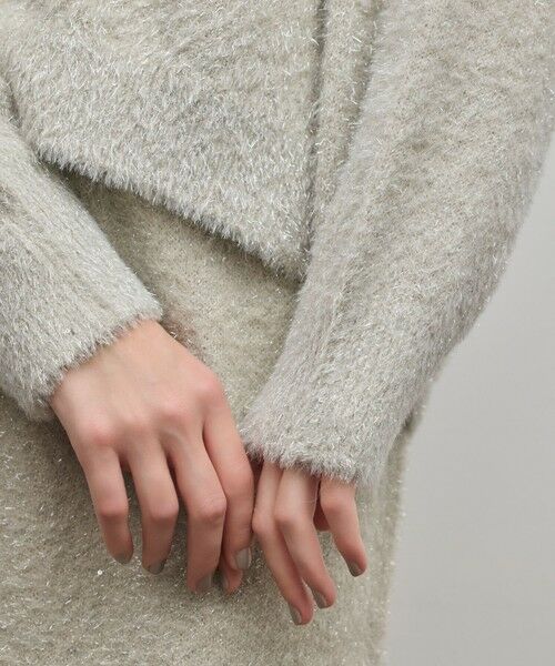 GRACE CONTINENTAL / グレースコンチネンタル ニット・セーター | ラメフェザーニットトップ | 詳細15