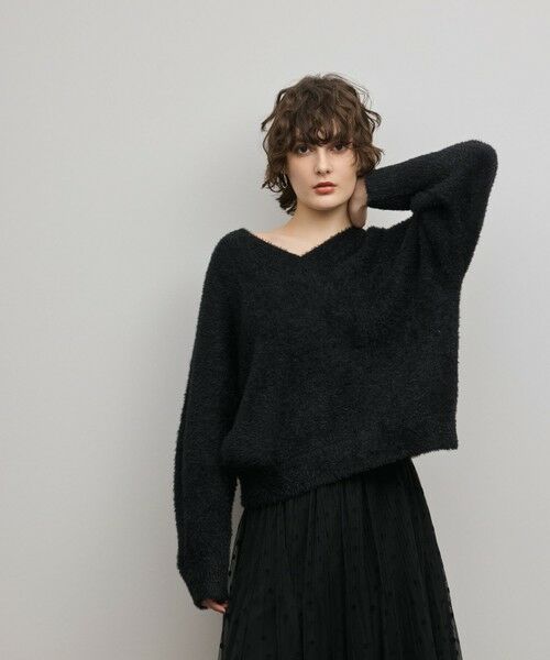 GRACE CONTINENTAL / グレースコンチネンタル ニット・セーター | ラメフェザーニットトップ | 詳細25