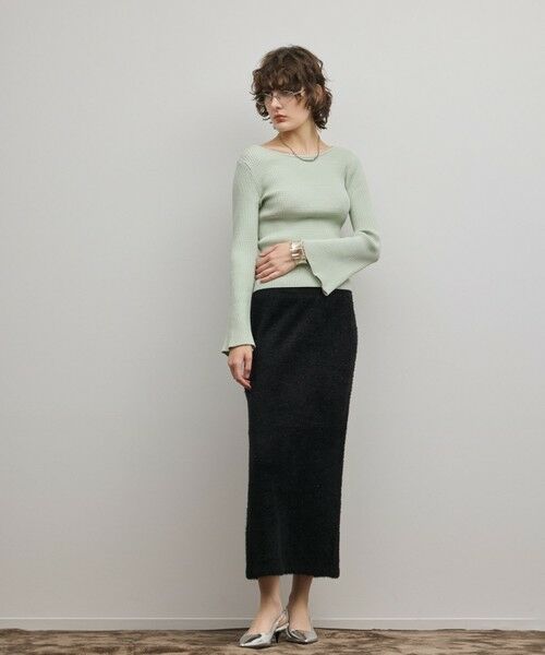 GRACE CONTINENTAL / グレースコンチネンタル ニット・セーター | アイレットリブニットトップ | 詳細1