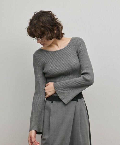 GRACE CONTINENTAL / グレースコンチネンタル ニット・セーター | アイレットリブニットトップ | 詳細11