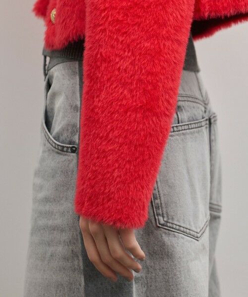 GRACE CONTINENTAL / グレースコンチネンタル カーディガン・ボレロ | フェザーショートニットカーディガン | 詳細11