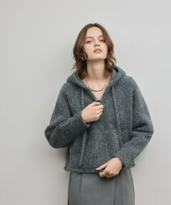 GRACE CONTINENTAL / グレースコンチネンタル パーカー | フェザーニットパーカー