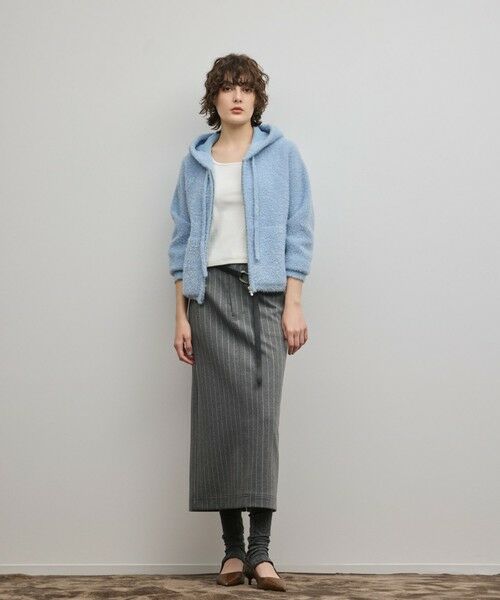 GRACE CONTINENTAL / グレースコンチネンタル パーカー | フェザーニットパーカー | 詳細1