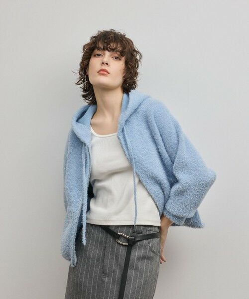 GRACE CONTINENTAL / グレースコンチネンタル パーカー | フェザーニットパーカー | 詳細7