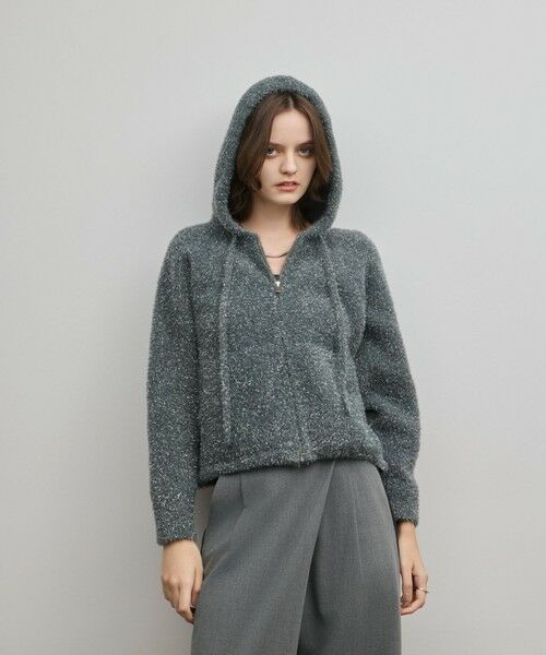 GRACE CONTINENTAL / グレースコンチネンタル パーカー | フェザーニットパーカー | 詳細13