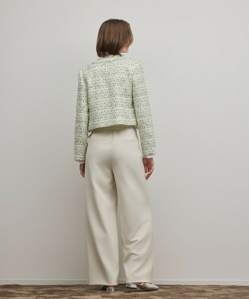 GRACE CONTINENTAL / グレースコンチネンタル ノーカラージャケット | ミックスツイードジャケット | 詳細2