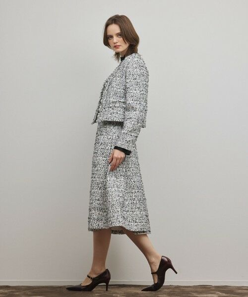 GRACE CONTINENTAL / グレースコンチネンタル ノーカラージャケット | ミックスツイードジャケット | 詳細11