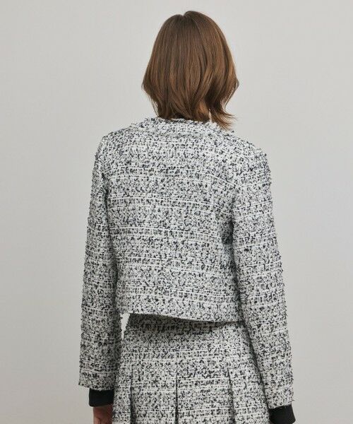 GRACE CONTINENTAL / グレースコンチネンタル ノーカラージャケット | ミックスツイードジャケット | 詳細15