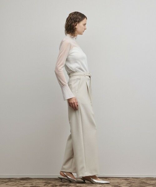 GRACE CONTINENTAL / グレースコンチネンタル その他パンツ | ダブルクロスワイドパンツ | 詳細4