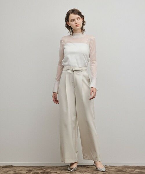 GRACE CONTINENTAL / グレースコンチネンタル その他パンツ | ダブルクロスワイドパンツ | 詳細1