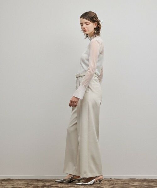 GRACE CONTINENTAL / グレースコンチネンタル その他パンツ | ダブルクロスワイドパンツ | 詳細2