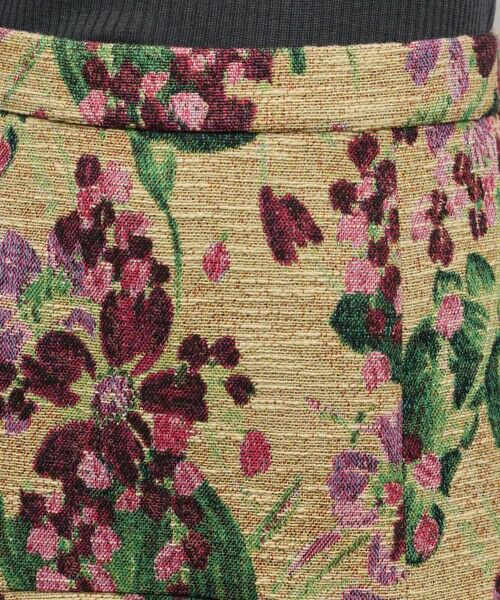 GRACE CONTINENTAL / グレースコンチネンタル ロング・マキシ丈スカート | フラワージャガードフレアスカート | 詳細8