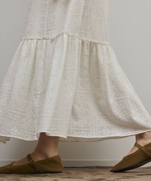 GRACE CONTINENTAL / グレースコンチネンタル ロング・マキシ丈スカート | ティアードエンブロイダリースカート | 詳細8