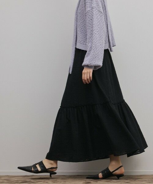 GRACE CONTINENTAL / グレースコンチネンタル ロング・マキシ丈スカート | ティアードエンブロイダリースカート | 詳細13