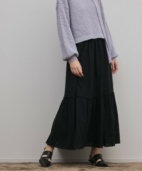 GRACE CONTINENTAL / グレースコンチネンタル ロング・マキシ丈スカート | ティアードエンブロイダリースカート | 詳細15