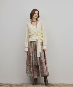 GRACE CONTINENTAL / グレースコンチネンタル ロング・マキシ丈スカート | パッチワークプリントスカート