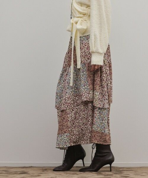 GRACE CONTINENTAL / グレースコンチネンタル ロング・マキシ丈スカート | パッチワークプリントスカート | 詳細5