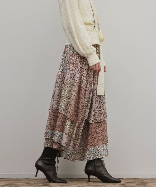 GRACE CONTINENTAL / グレースコンチネンタル ロング・マキシ丈スカート | パッチワークプリントスカート | 詳細7
