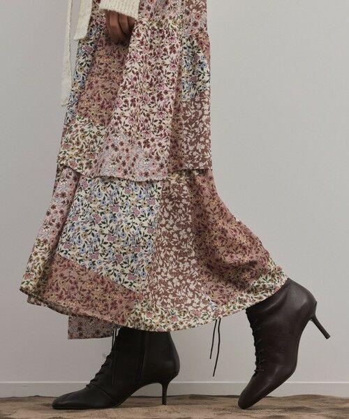 GRACE CONTINENTAL / グレースコンチネンタル ロング・マキシ丈スカート | パッチワークプリントスカート | 詳細8