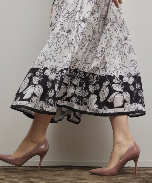GRACE CONTINENTAL / グレースコンチネンタル ロング・マキシ丈スカート | フルーツフラワープリントスカート | 詳細8