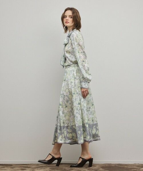 GRACE CONTINENTAL / グレースコンチネンタル ロング・マキシ丈スカート | フルーツフラワープリントスカート | 詳細10