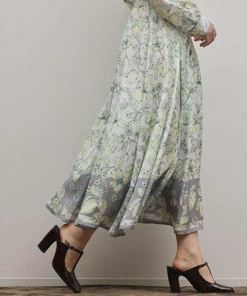 GRACE CONTINENTAL / グレースコンチネンタル ロング・マキシ丈スカート | フルーツフラワープリントスカート | 詳細12