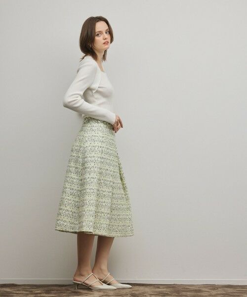 GRACE CONTINENTAL / グレースコンチネンタル ロング・マキシ丈スカート | ミックスツイードスカート | 詳細4