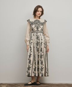 GRACE CONTINENTAL / グレースコンチネンタル ロング・マキシ丈ワンピース | パターン刺繍ワンピース