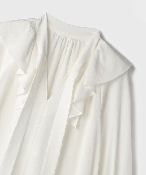 GRACE CONTINENTAL / グレースコンチネンタル ロング・マキシ丈ワンピース | レースコンビフリルカフタンワンピース | 詳細13