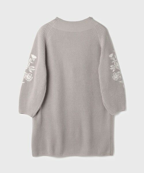 GRACE CONTINENTAL / グレースコンチネンタル ミニ丈・ひざ丈ワンピース | エンブロイダリーニットワンピース | 詳細23