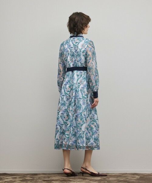 GRACE CONTINENTAL / グレースコンチネンタル ロング・マキシ丈ワンピース | マルチフラワー刺繍フレアワンピース | 詳細2