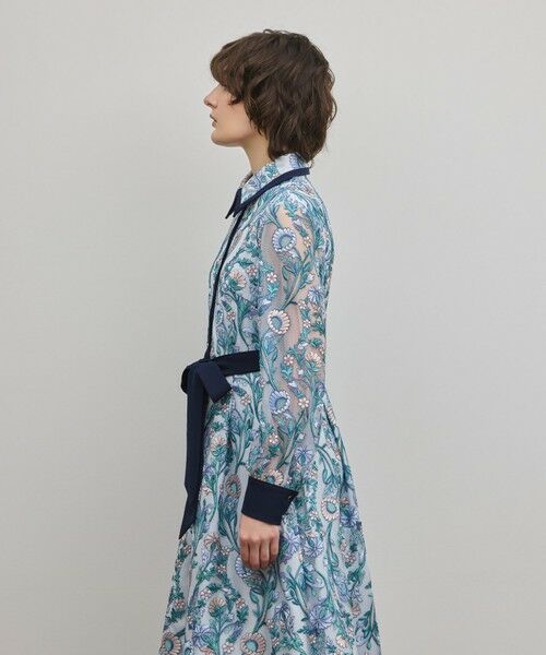 GRACE CONTINENTAL / グレースコンチネンタル ロング・マキシ丈ワンピース | マルチフラワー刺繍フレアワンピース | 詳細5