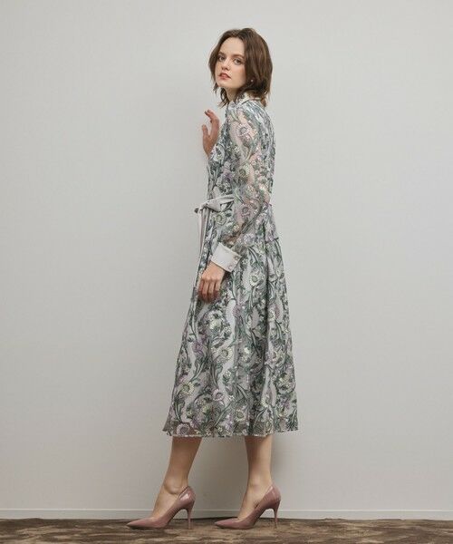 GRACE CONTINENTAL / グレースコンチネンタル ロング・マキシ丈ワンピース | マルチフラワー刺繍フレアワンピース | 詳細6