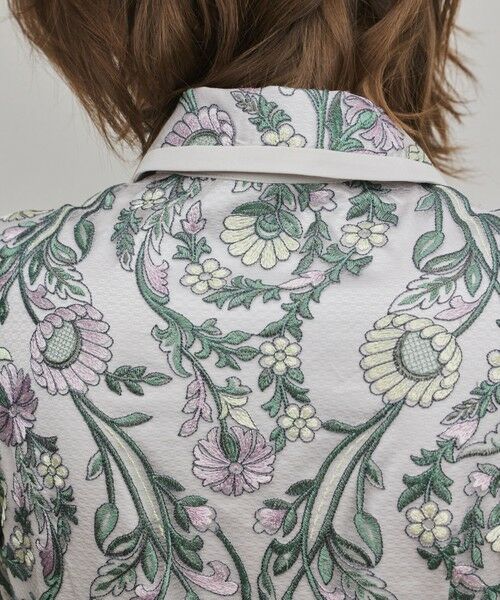 GRACE CONTINENTAL / グレースコンチネンタル ロング・マキシ丈ワンピース | マルチフラワー刺繍フレアワンピース | 詳細17