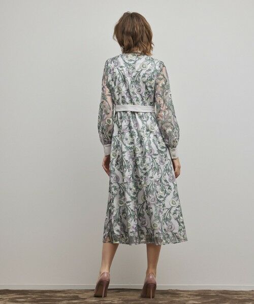 GRACE CONTINENTAL / グレースコンチネンタル ロング・マキシ丈ワンピース | マルチフラワー刺繍フレアワンピース | 詳細7