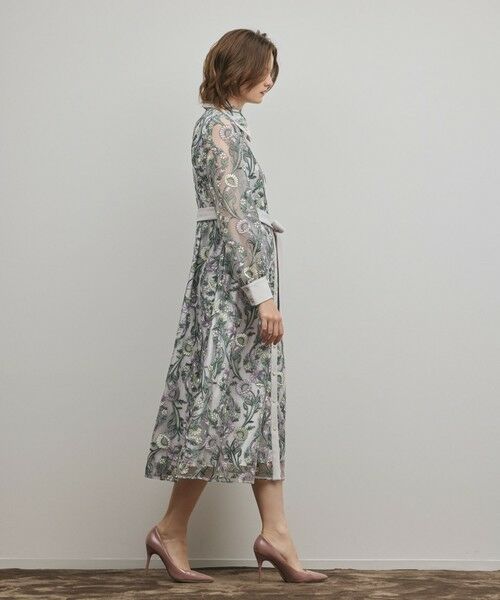 GRACE CONTINENTAL / グレースコンチネンタル ロング・マキシ丈ワンピース | マルチフラワー刺繍フレアワンピース | 詳細8