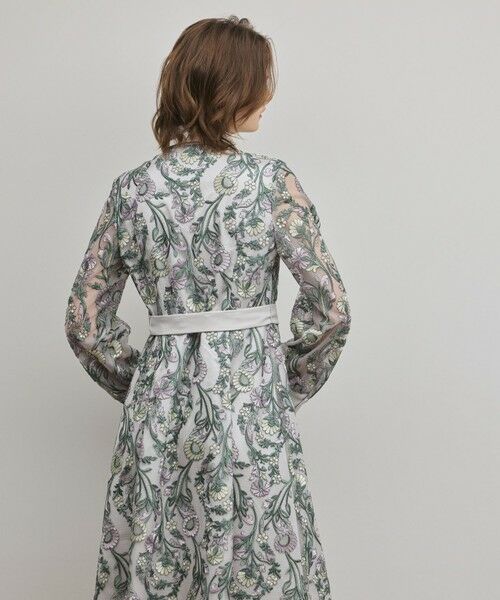 GRACE CONTINENTAL / グレースコンチネンタル ロング・マキシ丈ワンピース | マルチフラワー刺繍フレアワンピース | 詳細10