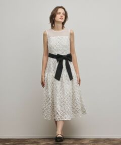 GRACE CONTINENTAL / グレースコンチネンタル ロング・マキシ丈ワンピース | コード刺繍ワンピース