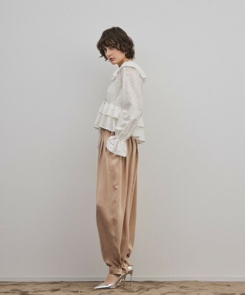 GRACE CONTINENTAL / グレースコンチネンタル シャツ・ブラウス | エンブロイダリーフリルブラウス | 詳細2